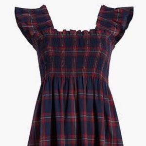 Hill House Home Nap Dress in Tartan size S BNWT